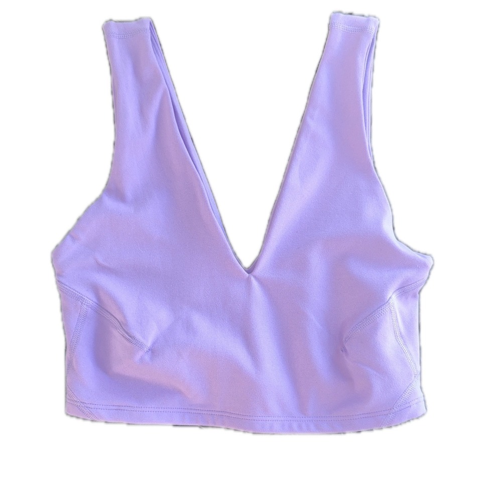 Free People Movement Good Karma Bra Summer Lilac Purple XS OB1745025 NWT